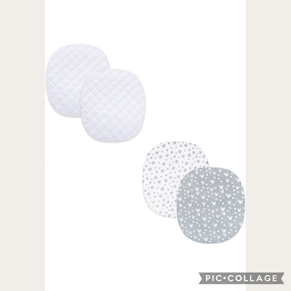 2 Mattress Protectors and 2 Sets of Sheets for Graco Pack ‘n-Play (Price Firm)
